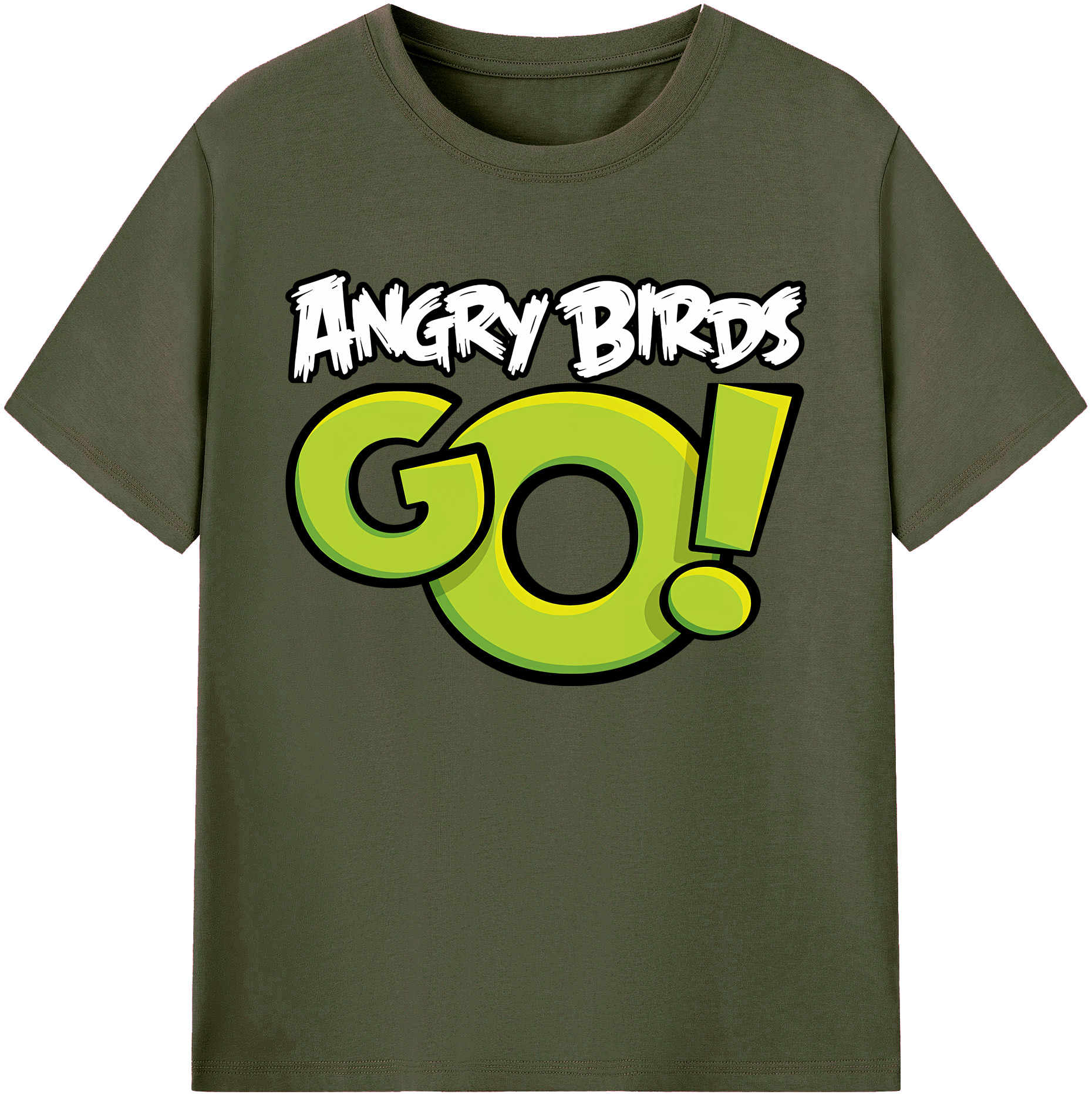 （画像用） Angry Birds アングリーバード 綿100％ メンズ半袖Tシャツ｜肌触りやわらか＆通気性